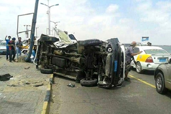 إحصائية أمنية: وفاة 25 شخصاً جراء الحوادث المرورية بالمناطق المحررة خلال مايو الفائت