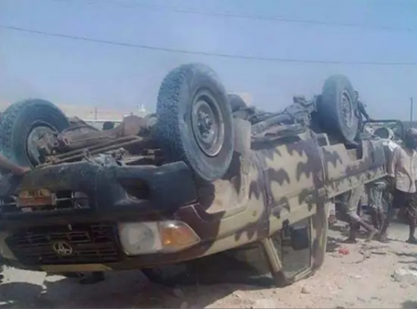 بحادث مروع.. وفاة 4 أشخاص وجرح آخرين من أفراد قوات العمالقة