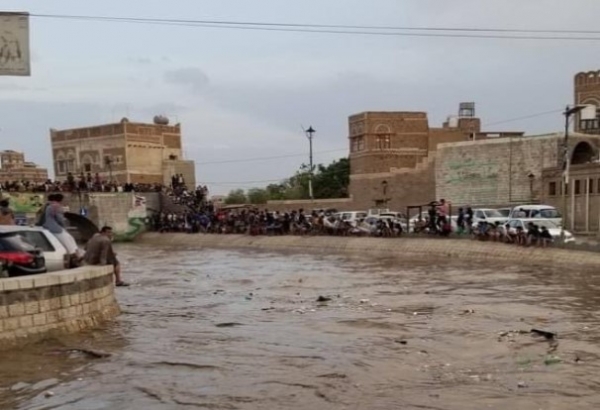 وفاة طفل غرقًا في سيول الأمطار بالعاصمة صنعاء