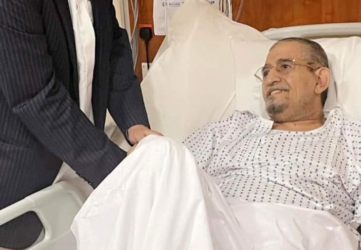 العليمي يطمئن على صحة الشيخ صادق الأحمر