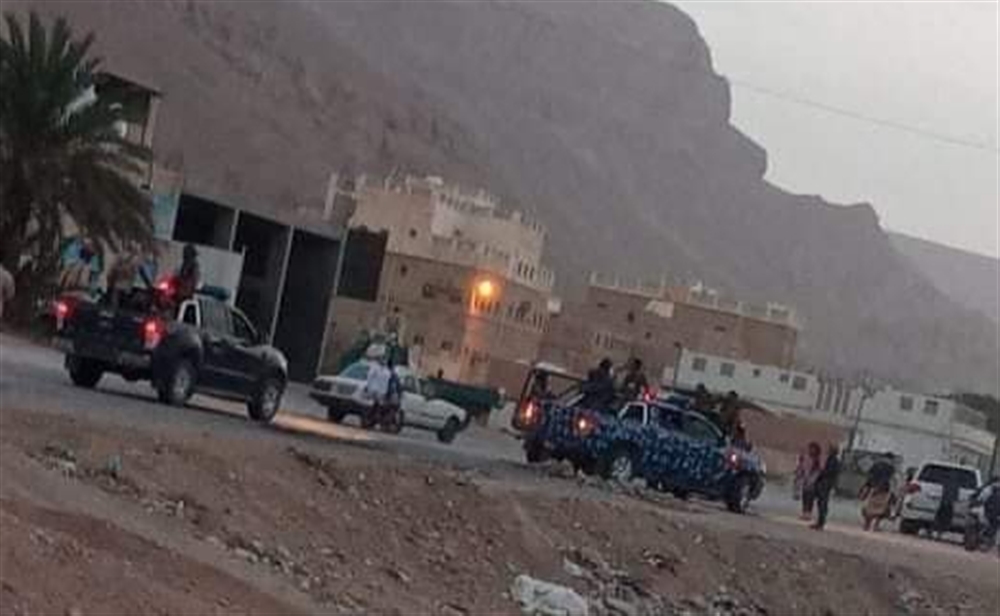 تفاصيل الاشتباكات بين الأجهزة الأمنية بحضرموت ومسلحين من محافظة الجوف