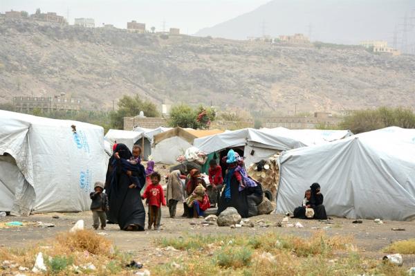 نزوح أكثر من 345 أسرة يمنية خلال مايو الماضي