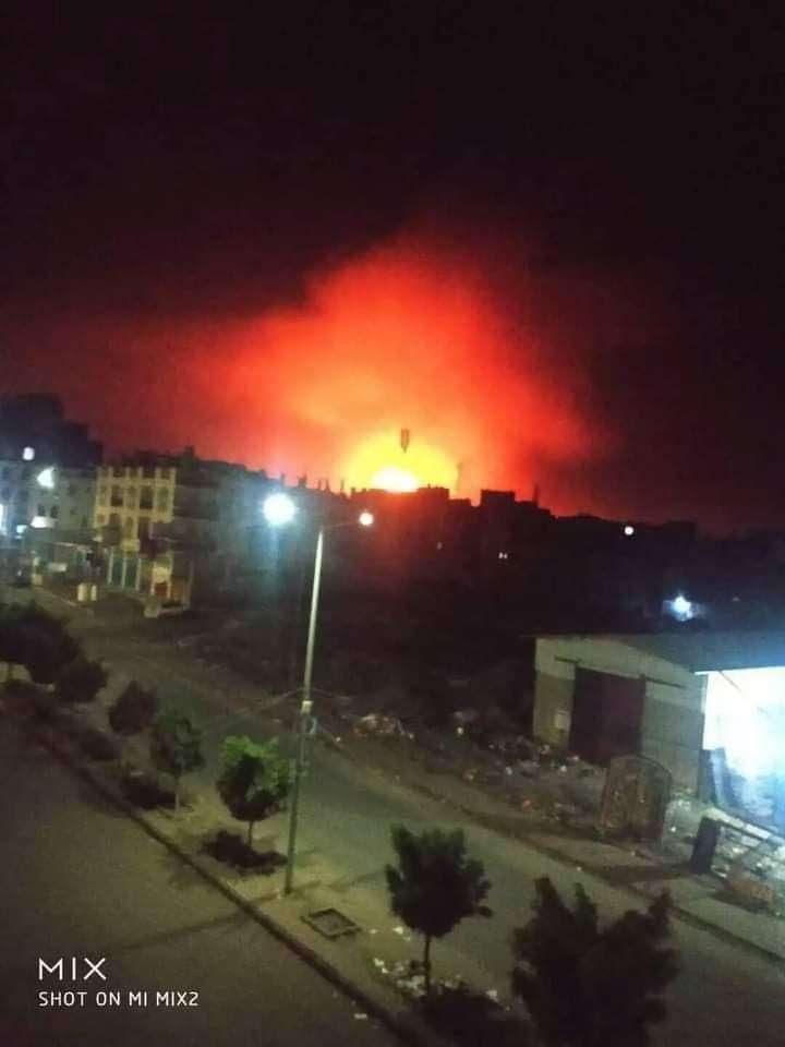 رصد لجميع مواقع الغارات التى استهدفها التحالف في صنعاء قبل قليل
