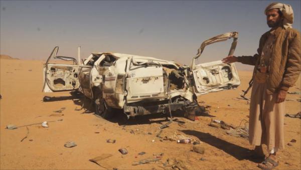 سقوط ضحيتين في انفجار لغم حوثي بالجوف