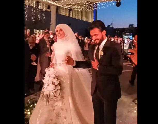 حفل زواج الشاب اليمني شهاب العباب من ابنة مسؤول تركي