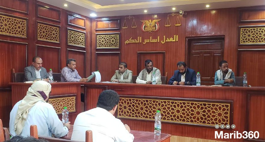 محكمة مأرب الابتدائية تواصل جلساتها لمحاكمة المتهمين بقتل "عبدالجبار الشبواني" 