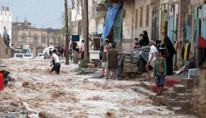 تضرر أكثر من 13 ألف أسرة في اليمن جراء الأمطار خلال شهرين