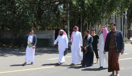 الوفد السعودي يغادر صنعاء