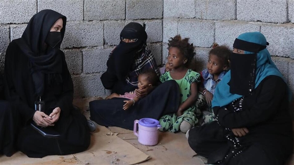 أنجيلينا جولي: وضع اليمن يفطر القلب 