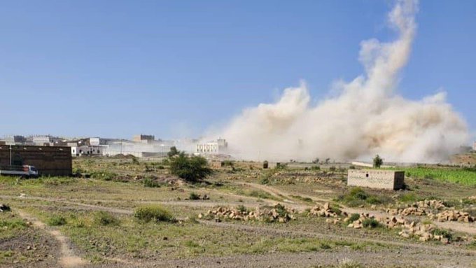 تفجير منزل رفض مالكه الاستجابة لأوامر حوثية