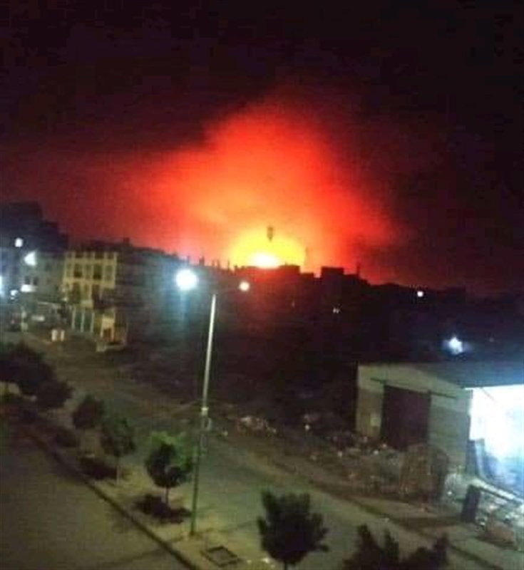 التحالف يدمر مخازن أسلحة حوثية في صنعاء