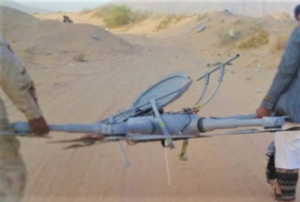 إسقاط مسيرة تابعة للمليشيا في مدينة تعز