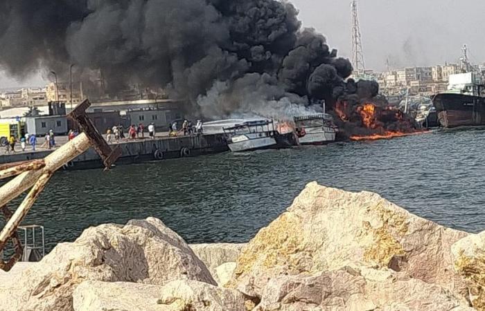 كشف نتائج التحقيق في حريق ميناء الشحر